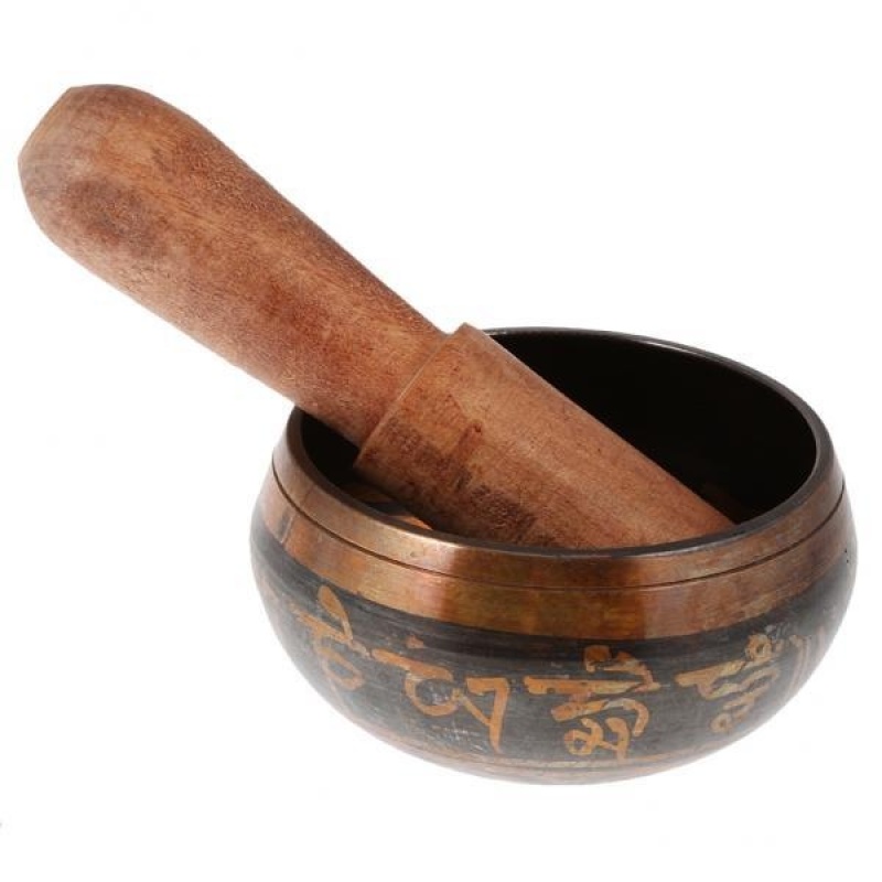 BolehDeals Phật Giáo Tây Tạng Tập Yoga Thiền Đồng Hát Bát 14.5 cm-quốc tế