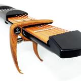 Capo kẹp đàn guitar vân gỗ nâu sẫm