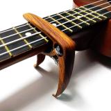 Capo kẹp đàn guitar vân gỗ nâu sẫm