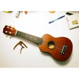 Capo kẹp đàn guitar vân gỗ nâu sẫm