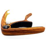 Capo kẹp đàn guitar vân gỗ nâu sẫm