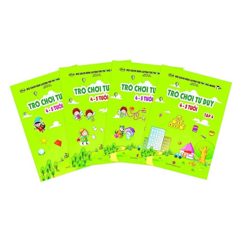 Mua Combo Bộ sách Trò chơi tư duy 4-5 tuổi ( 4 Tập)