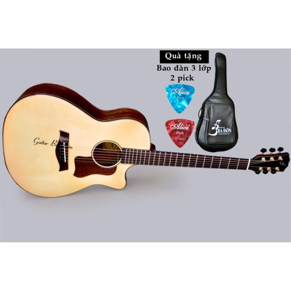 Đàn Guitar Acoustic Ba Đờn Taylor 550-D ( Gỗ Điệp ) + Bao đàn cao cấp 3 lớp