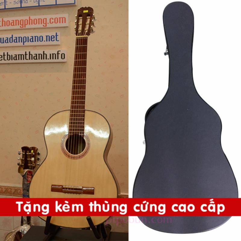 Đàn Guitar Classic gỗ Hồng Đào nguyên tấm tặng kèm Thùng cao cấp - Việt Hoàng Phong