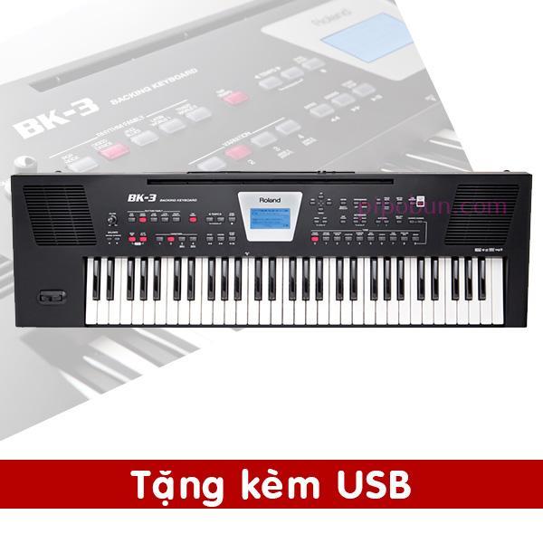 Đàn Organ Roland BK-3 tặng kèm USB Trắng - HappyLive Shop