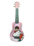 Đàn ukulele Soprano kitty (hồng)