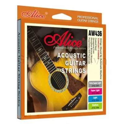 Dây đàn Guitar Acoustic Alice AW436 - HappyLive Shop