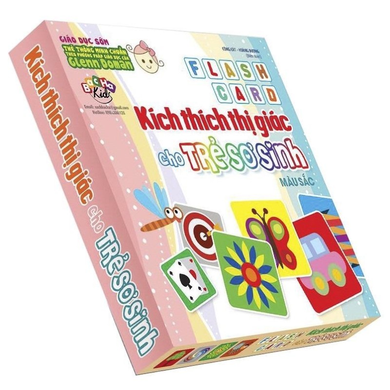Mua Flash Card Kích Thích Thị Giác Cho Trẻ Sơ Sinh 4 – Màu Sắc