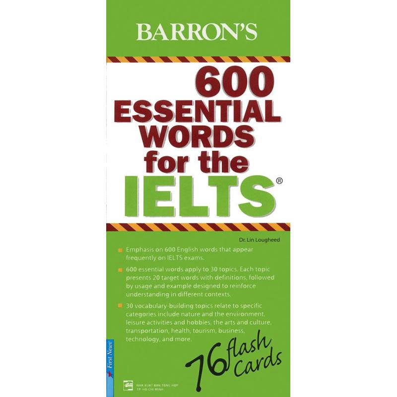 Mua Flashcard Barrons 600 Essential Words for the IELTS