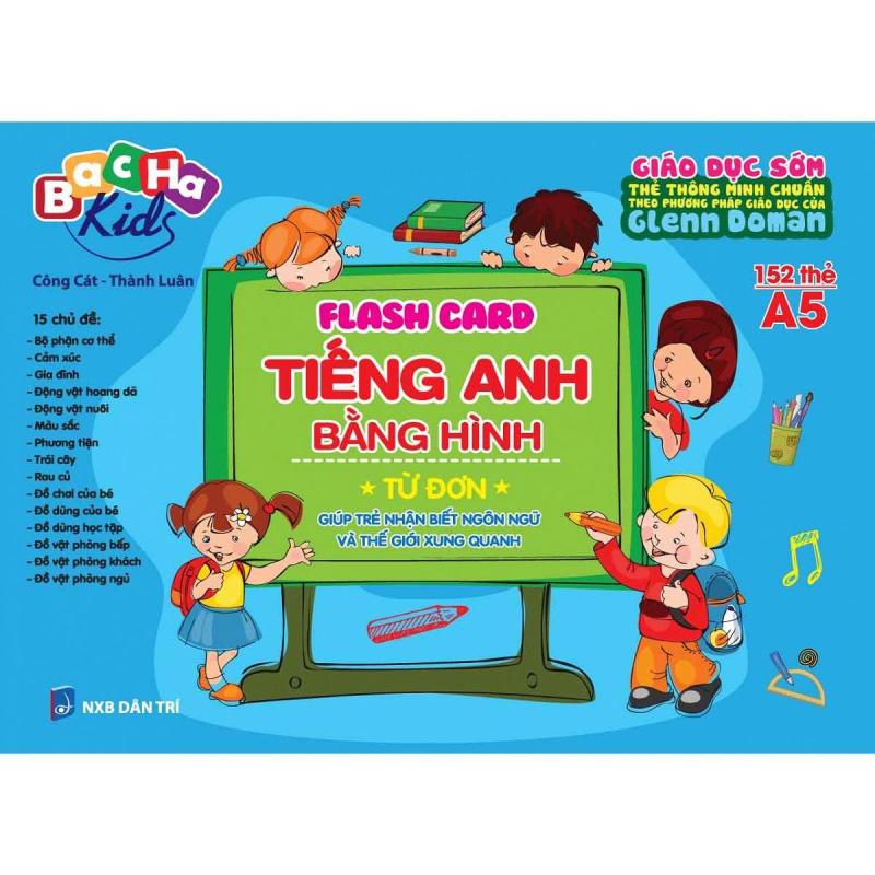 Mua Flashcard Dạy Trẻ Theo Phương Pháp Glenn Doman - Tiếng Anh Bằng Hình - Từ Đơn