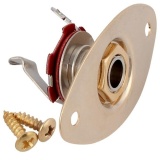 Vàng Hình Bầu Dục Jack Đầu Ra Ổ Cắm cho Bass/Đàn Guitar Điện-quốc tế