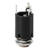 Jack 6.35mm Cho EQ Của Guitar (Màu Đen)