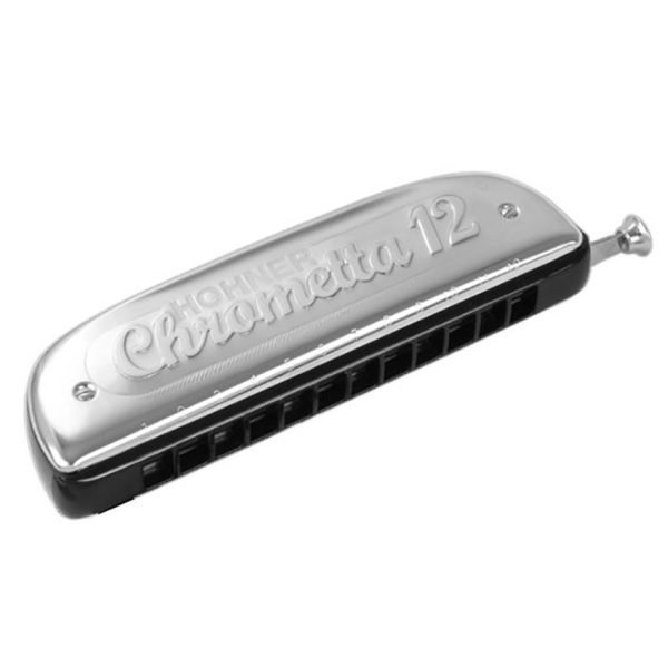 Kèn harmonica Chromatic Hohner Chrometta 12 (Bạc)