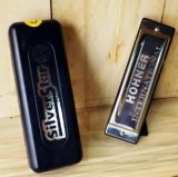 Kèn harmonica diatonic Hohner Silver Star key C (Bạc)
