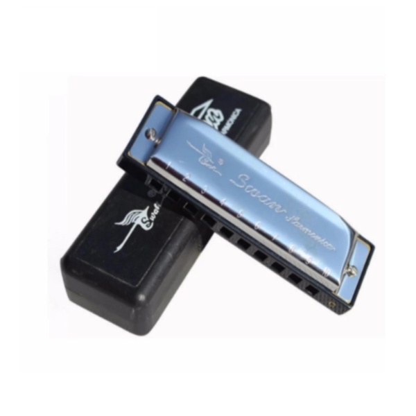 Kèn harmonica diatonic Swan có hộp nhựa TI439 + quà tặng ATM K 473