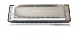 Kèn harmonica diatonic Swan SW1020 key C (Bạc)