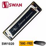 Kèn harmonica diatonic Swan SW1020 key C (Bạc)