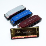 Kèn harmonica diatonic Swan SW1020 key C (Vàng)