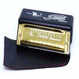 Kèn harmonica diatonic Swan SW1020 key C (Vàng)