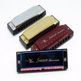 Kèn harmonica diatonic Swan SW1020 key C (Xanh Dương)