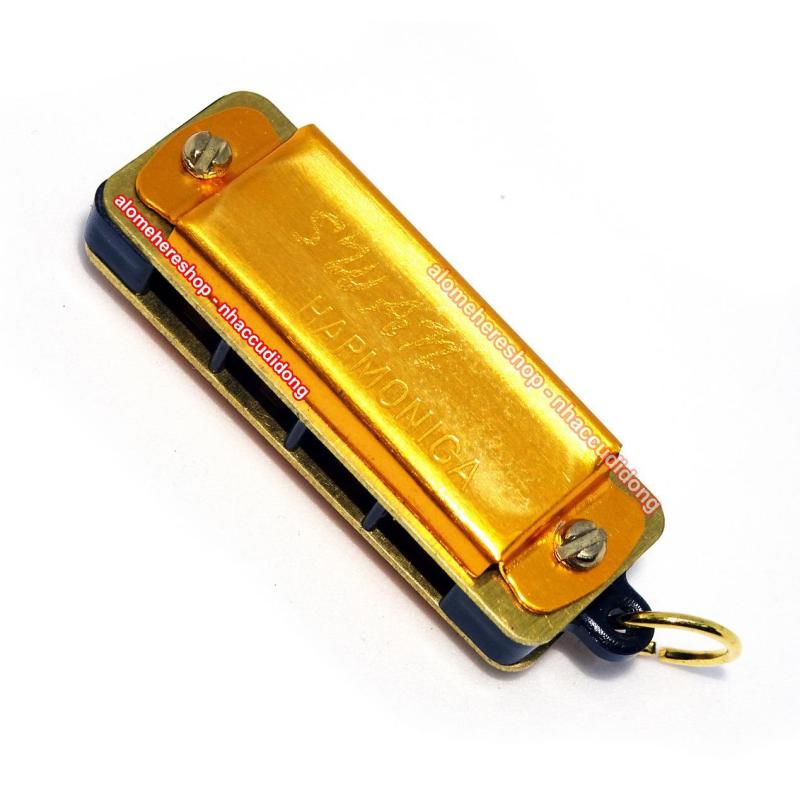 Kèn harmonica mini Swan SW4V (Vàng)