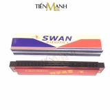 Kèn Harmonica Swan 24 lỗ Tremolo SW24-2 Key C (Đỏ - Hãng phân phối bởi Tiến Mạnh Music)