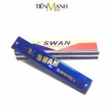 Kèn Harmonica Swan 24 lỗ Tremolo SW24-2 Key C (Xanh - Hãng phân phối bởi Tiến Mạnh Music)