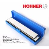 Kèn harmonica tremolo Hohner Osean Star key C Bạc