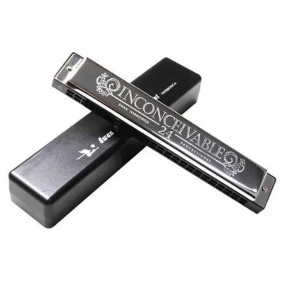 SIÊU HOT - Ken,Kèn harmonica tremolo Swan Inconceivable key C SW24 206421 (Bạc)