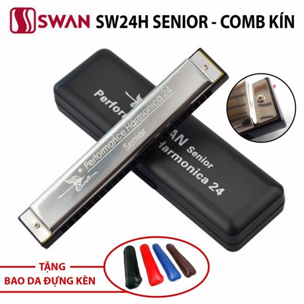Kèn harmonica Tremolo Swan Senior comb kín key C SW24H