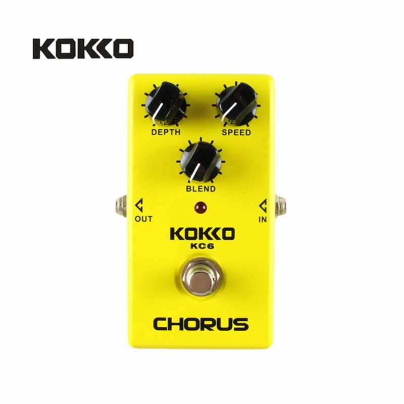 KOKKO KC06 Guitar Bass Điện Tác Dụng Bàn Đạp Điệp Khúc Tiếng Ồn Thấp ĐẦM BBD Thực Qua Mặt Chuyên Nghiệp Guitarra Bàn Đạp Tác Dụng Prats Phụ Kiện- quốc tế
