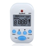 M50 chuyên nghiệp lcd kẹp lên dây máy nhịp cho đàn guitar đàn piano màu trắng- quốc tế