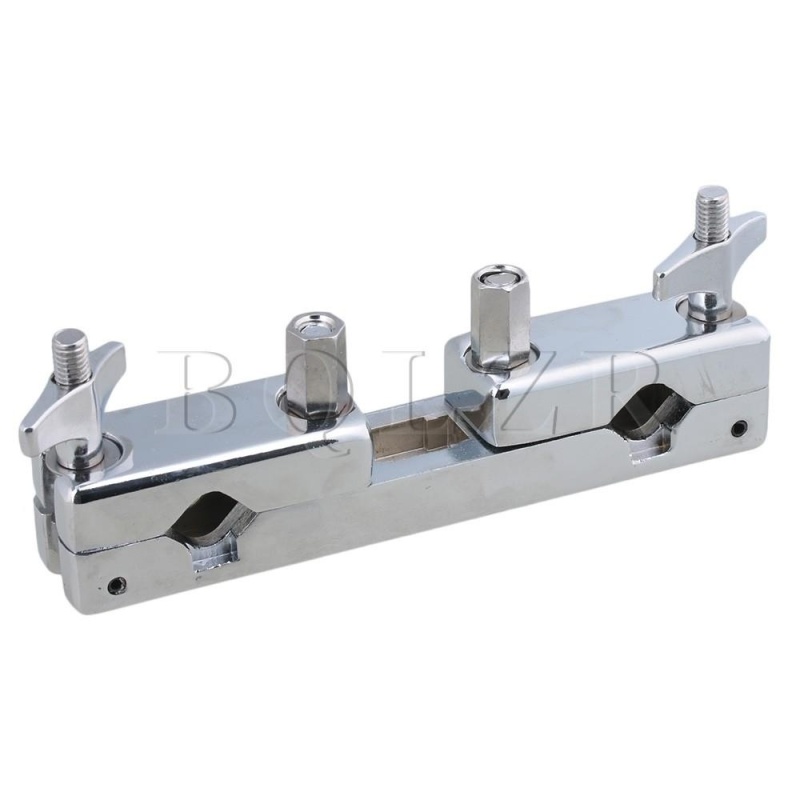 Kim loại Bộ Gõ Trống Nối Kẹp Kẹp Phụ Kiện Bạc-quốc tế