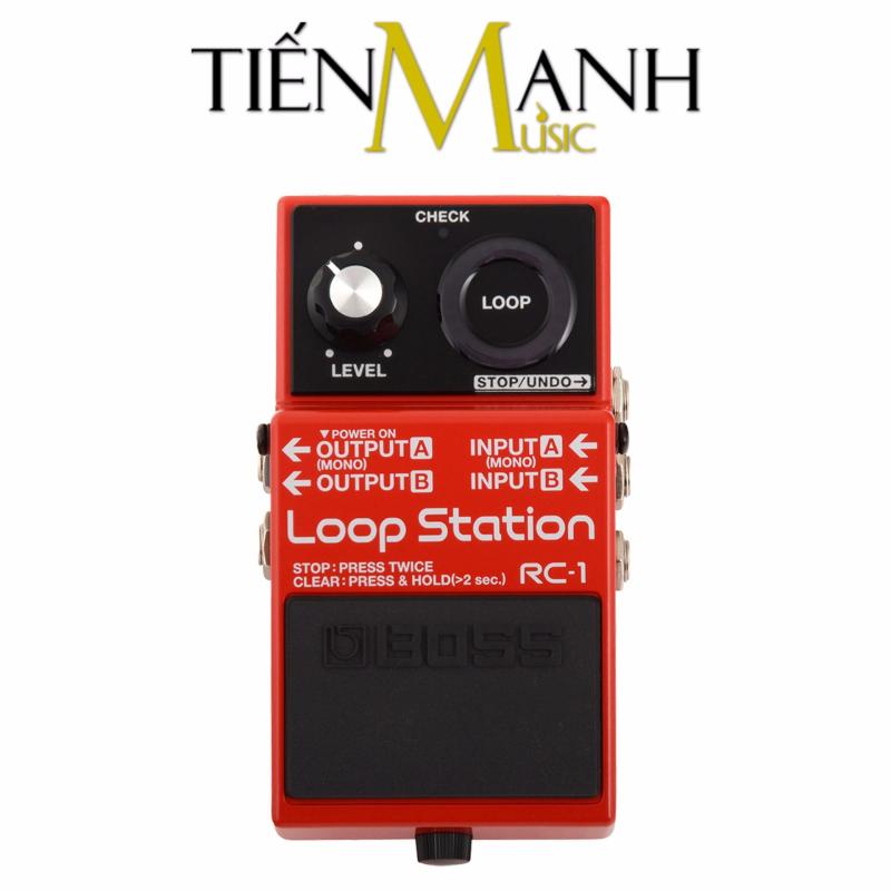 Phơ Guitar tạo vòng lặp Boss Loop Station RC-1 (Bàn đạp Looper Fuzz Effect Pedal)