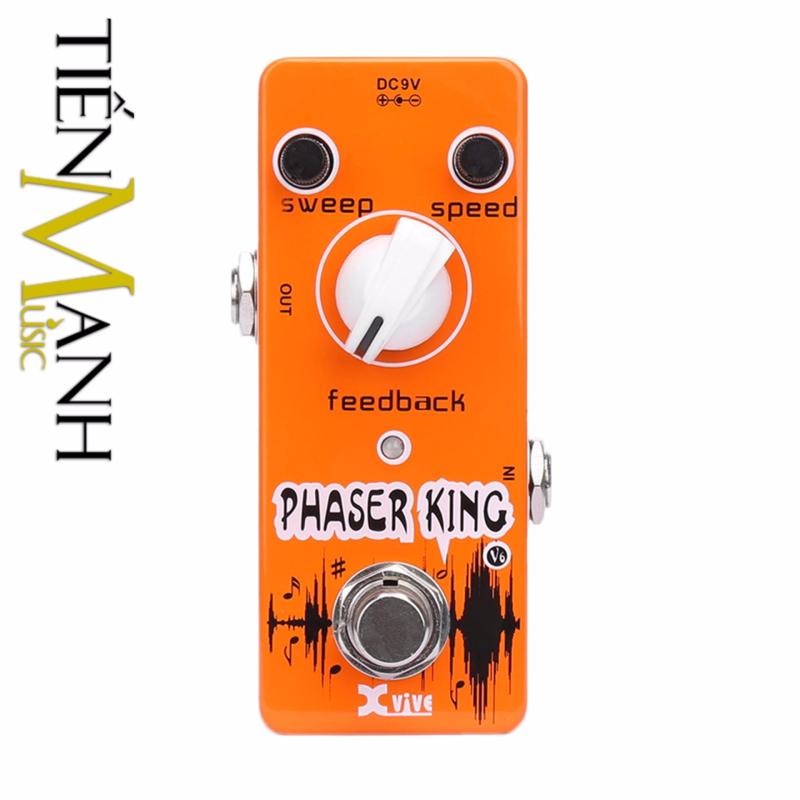 Phơ Guitar Xvive Analog Phaser King V6 (Có Nguồn xịn đi kèm - Bàn đạp Fuzz Pedals Effects)