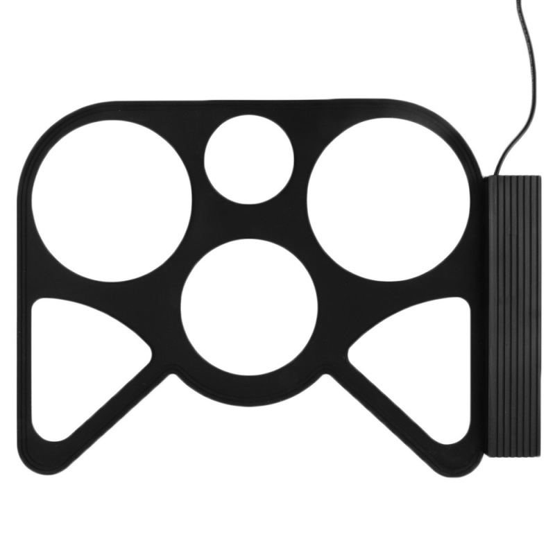Portable USB PC Desktop Electronic Roll Up Drum Pad Kit Set Drum Sticks Foot Pedal - intl