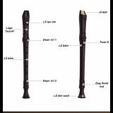Suzuki Recorder Soprano SRG-405 key G (Black)
