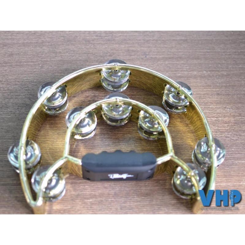 Trống lắc tay Tambourine Tony(Vàng) - HappyLive Shop