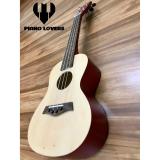 Đàn Ukulele Concert Lưng Đỏ Mặt Gỗ Size Lớn - HÀNG CÓ SẴN