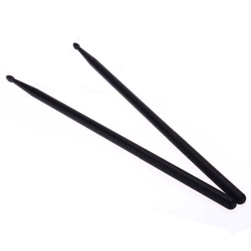WiseBuy Cặp 5A Bass Gậy Dùi Trống Nylon Dính 38.5 cm-Màu Đen-intl