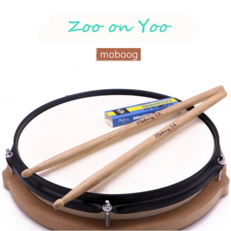 Zoo on Yoo 1 Pair oak Wood 5A Drum Sticks Jazz Drumsticks Shelf Drum Stick Model 5A - intl