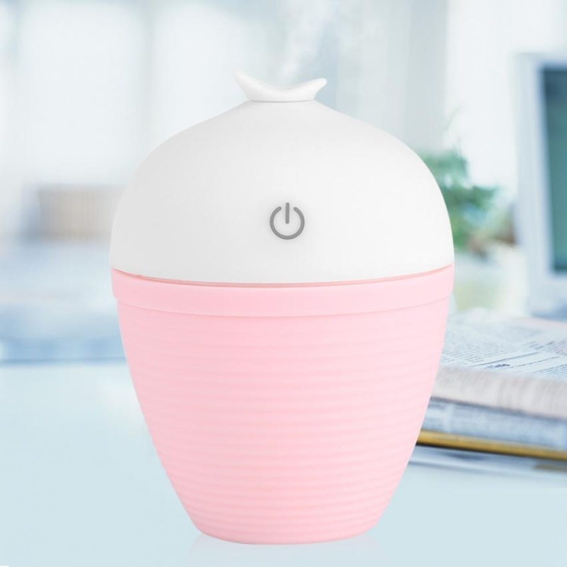 Bảng giá 120ML Portable USB Car Home Office Ultrasonic Mist Air Humidifier Aroma Diffuser With Lamp Pink - intl