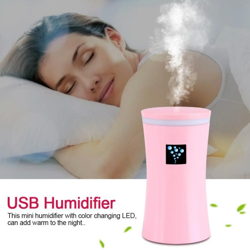 Bảng giá 230 ml USB Máy Phun Sương Tạo Ẩm Khuếch Tán Tinh Dầu Siêu Âm Đầm Suông Công Sở Xe-quốc tế