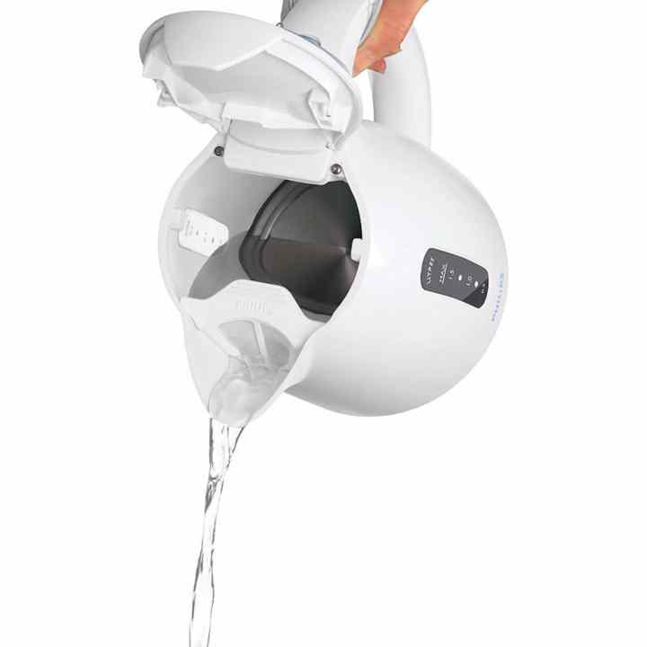 Ấm đun nước siêu tốc Philips HD4646 1.5L (Trắng) - Hàng nhập khẩu