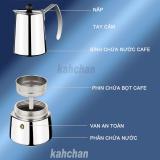 ấm pha cafe moka pot kahchan pha cà phê  phong cách Ý