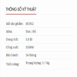 Ấm siêu tốc Hichiko HC-812 1.8L