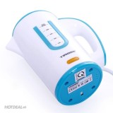 Ấm siêu tốc du lịch Tiross TS1360 0.5L (Trắng pha xanh)