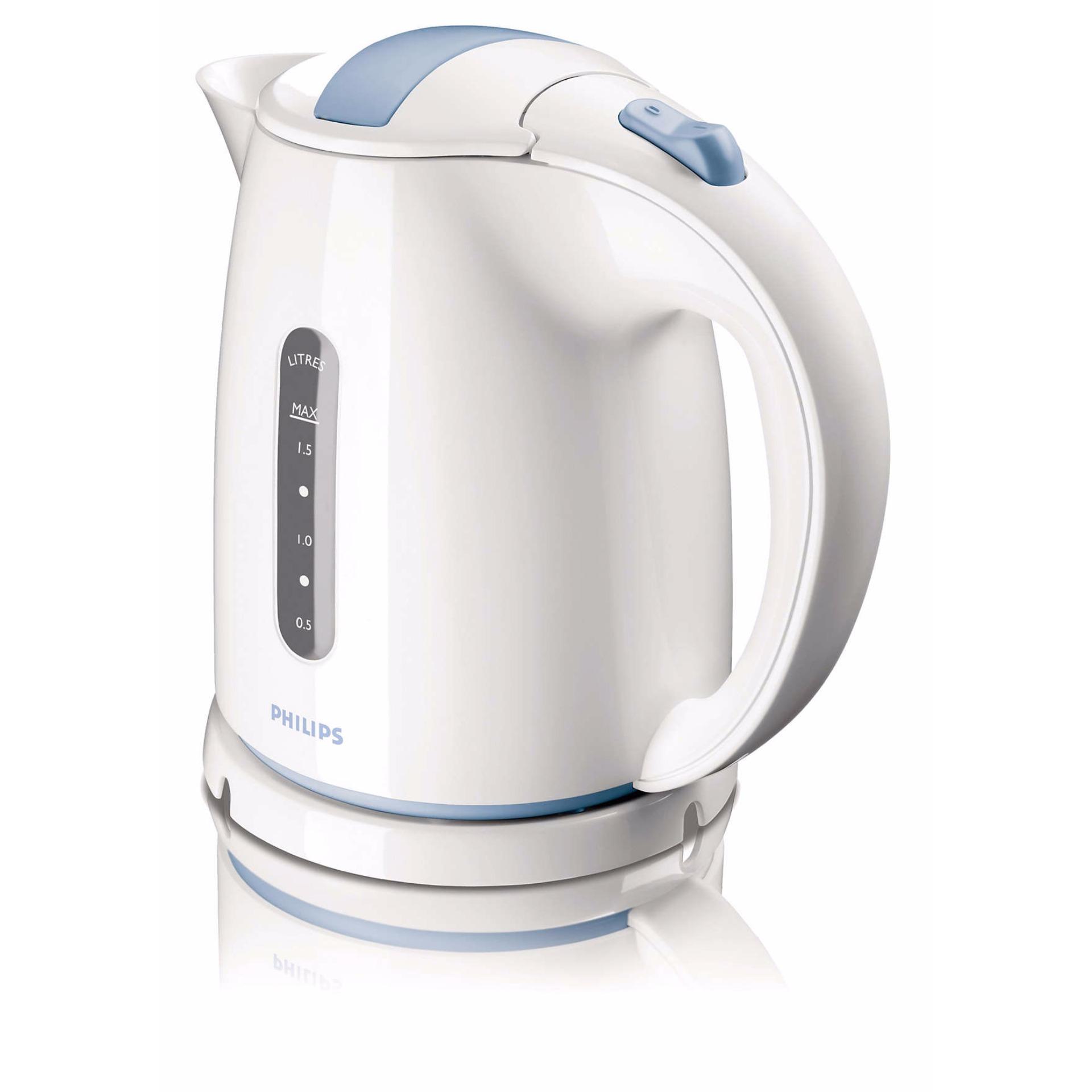 Ấm siêu tốc Philips HD4646 1.5L (Trắng) - Hàng nhập khẩu