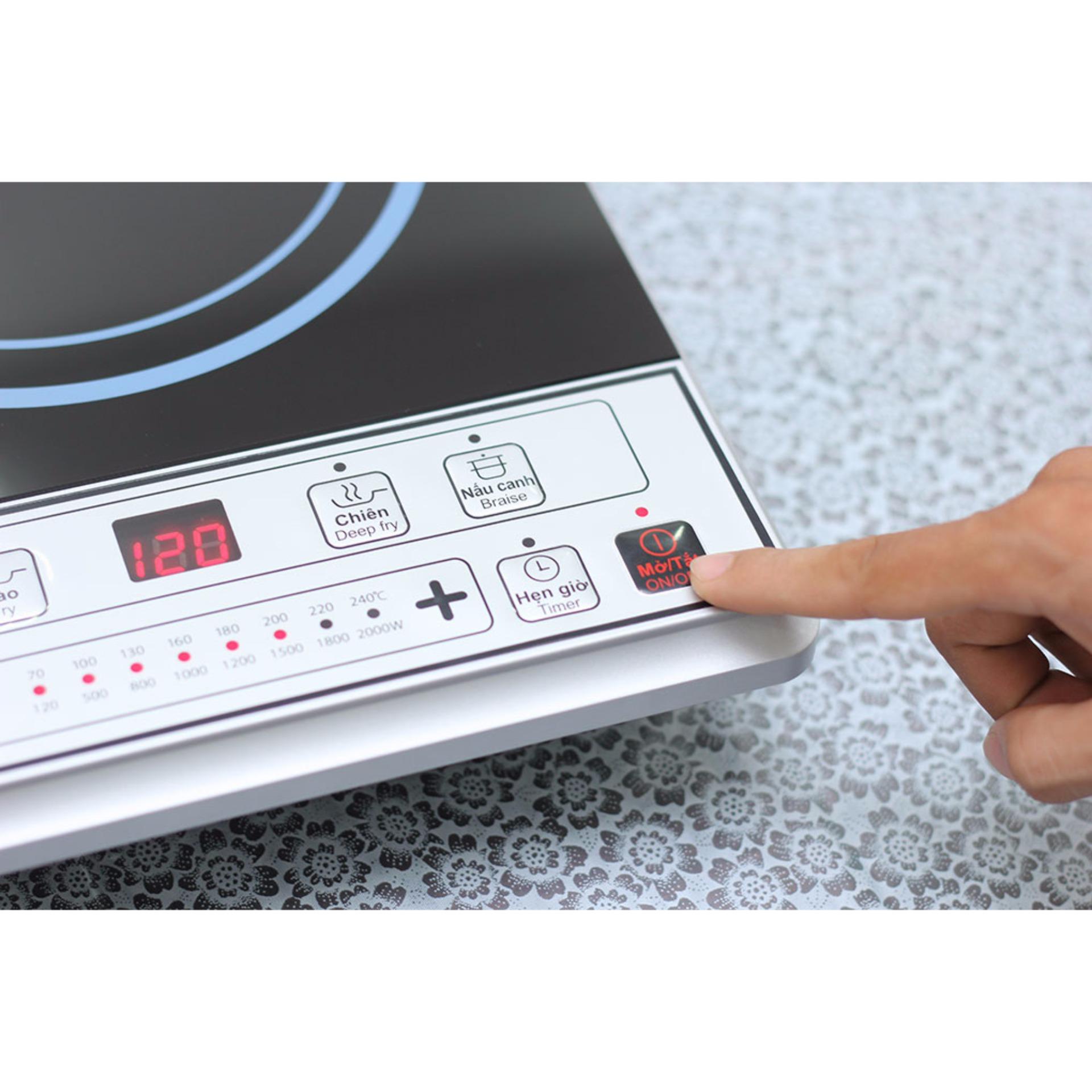 Bếp điện từ Midea MI-B2015DE + Nồi lẩu