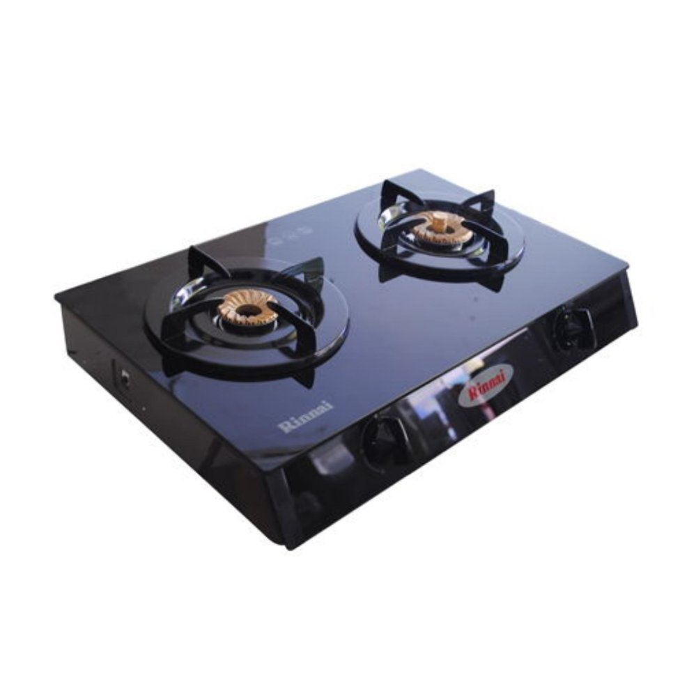 Bếp ga đôi Rinnai RV-7Double Glass(B) (Đen)